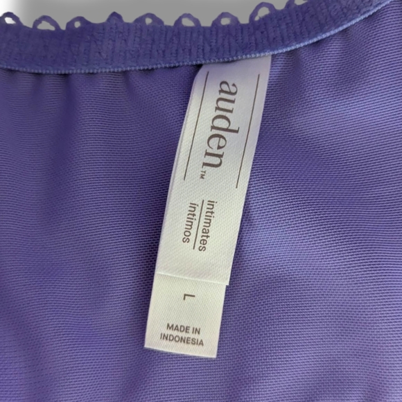 NWT Auden Purple Corset Bra, Sz L - Picture 6 of 9